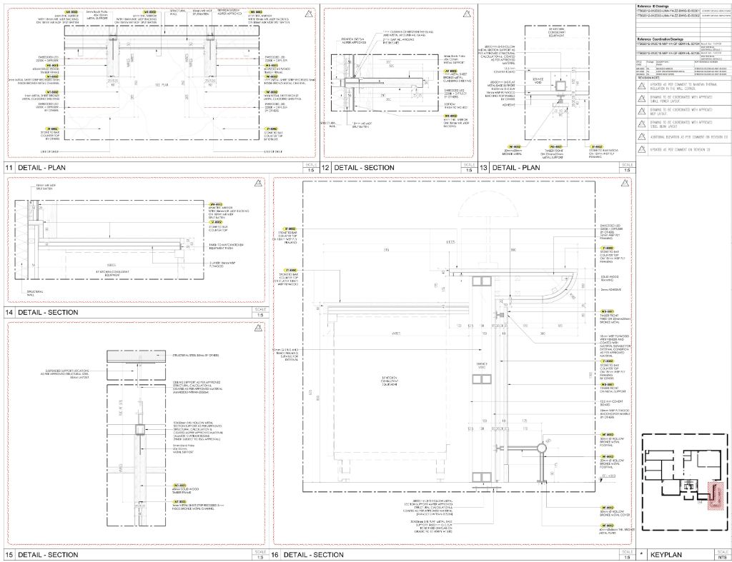 Kitchen Counter — Detail Plans & Sections