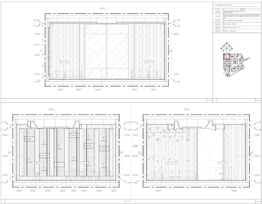 Interior Feature Wall Elevations
